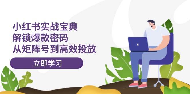 小红书实战宝典：解锁爆款密码，从矩阵号到高效投放-南风轻创