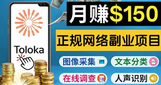 正规网络副业赚钱平台Toloka，利用业余时间月赚150美元-南风轻创