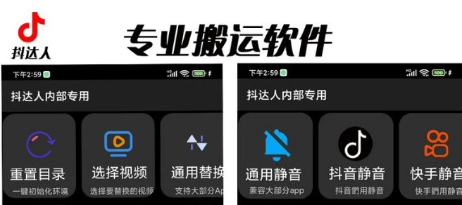对外收费699抖音傻瓜式一键搬运，起号专用5分钟一个视频《软件+详细教程》-南风轻创