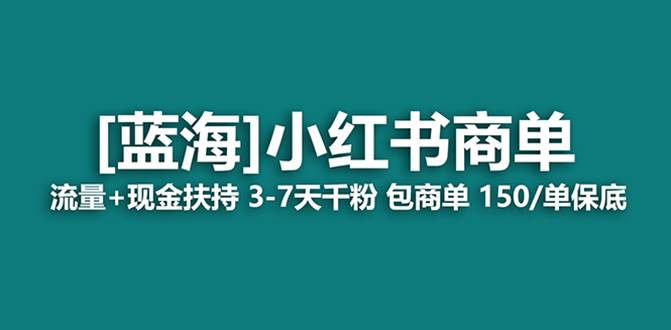 最强蓝海项目，小红书商单！长期稳定，7天变现，商单分配，月入过万-南风轻创