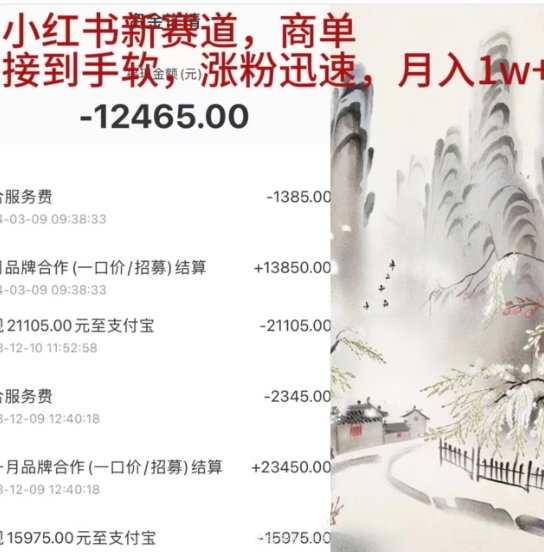 小红书新赛道，商单接到手软，涨粉迅速，一个月1w+-南风轻创