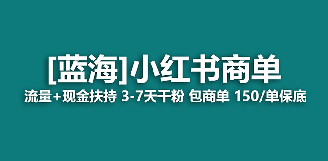 【蓝海项目】小红书商单项目，7天就能接广告变现，稳定一天500+保姆级玩法-南风轻创