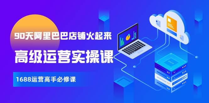 【90天阿里巴巴店铺火起来】高级运营实操课，1688运营高手必修课-南风轻创