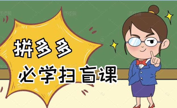 拼多多商家开店入门必学，0基础新手小白扫盲课（58节视频课程）-南风轻创