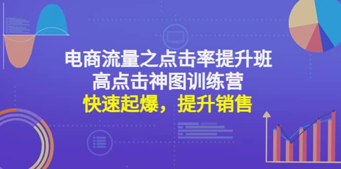 电商流量之点击率提升班+高点击神图训练营：快速起爆，提升销售-南风轻创