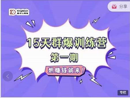 金抖云Peter《15天群爆训练营》，破解抖音玄学，群爆心法，起号方式-南风轻创