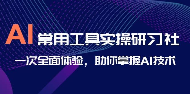 AI-常用工具实操研习社，一次全面体验，助你掌握AI技术-南风轻创