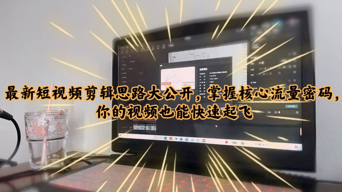 最新短视频剪辑思路大公开，掌握核心流量密码，你的视频也能快速起飞-南风轻创