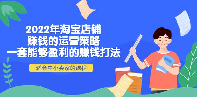 2022年淘宝店铺赚钱的运营策略：一套能够盈利的赚钱打法，适合中小卖家-南风轻创