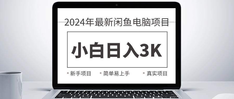 2024最新闲鱼卖电脑项目，新手小白日入3K+，最真实的项目教学-南风轻创