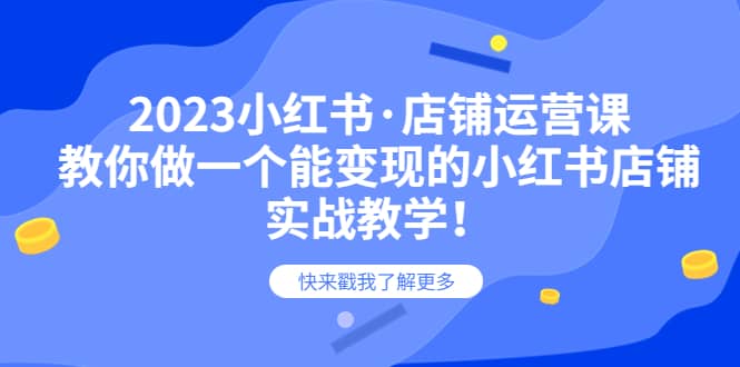 2023小红书·店铺运营课，教你做一个能变现的小红书店铺，20节-实战教学-南风轻创