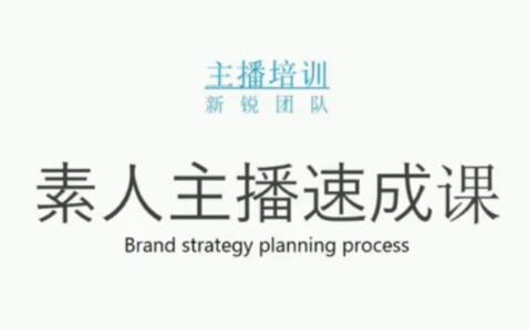 素人主播两天养成计划,月销千万的直播间脚本手把手教学落地-南风轻创