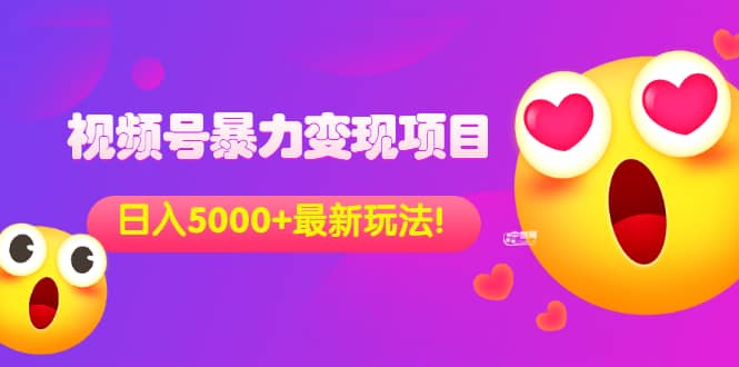外面收费699的视频号暴力变现项目，日入5000+，简单易操作当天见效果-南风轻创