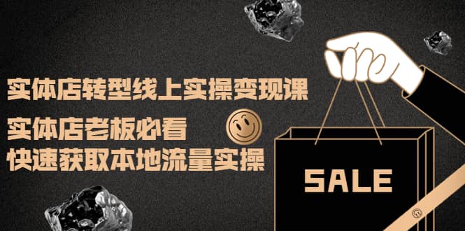 实体店转型线上实操变现课：实体店老板必看，快速获取本地流量实操-南风轻创