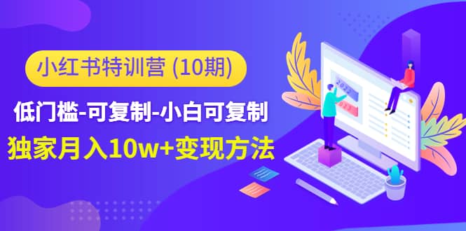 小红书特训营（第10期）低门槛-可复制-小白可复制-南风轻创
