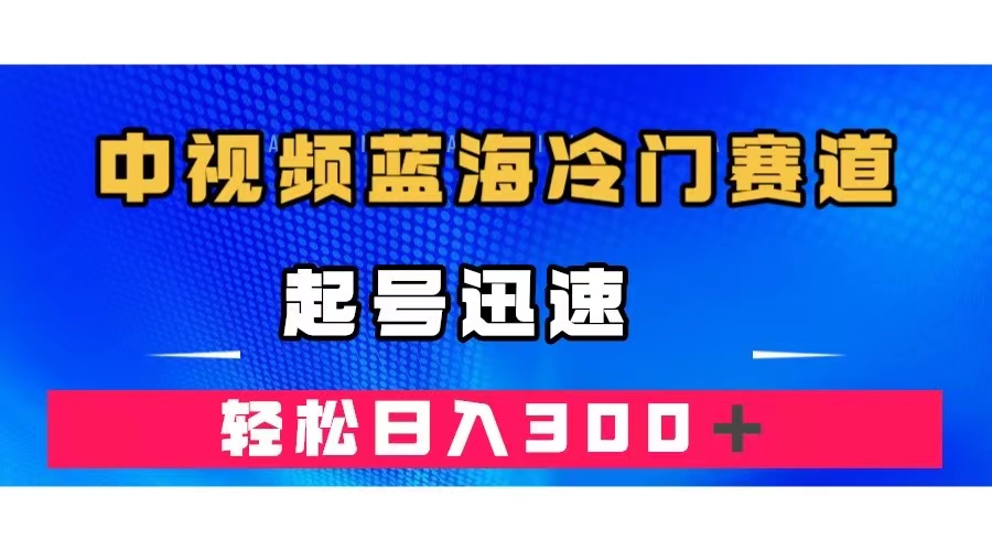 中视频蓝海冷门赛道，韩国视频奇闻解说，起号迅速，日入300＋-南风轻创