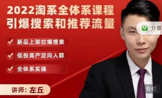 2022淘系全体系课程引爆搜索和推荐流量，新品上架拉爆搜索-南风轻创