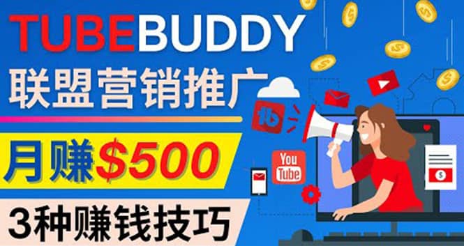 推广TubeBuddy联盟营销项目，完全免费的推广方法，轻松月赚500美元-南风轻创