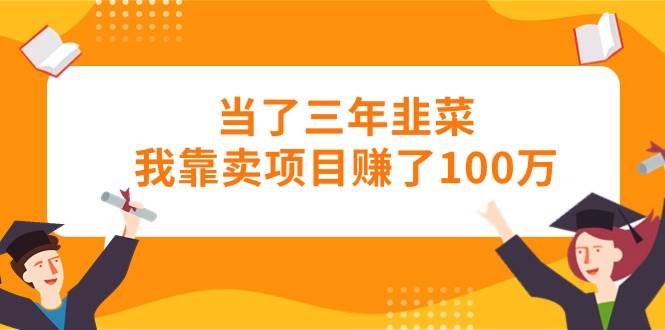 当了三年韭菜我靠卖项目赚了100万-南风轻创