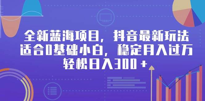 全新蓝海项目，抖音最新玩法，适合0基础小白，稳定月入过万，轻松日入300＋-南风轻创