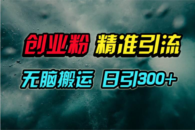 视频号纯搬运日引300+创业粉教程！-南风轻创