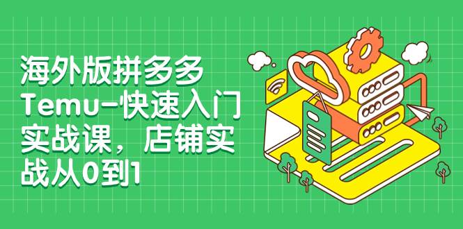 海外版拼多多Temu-快速入门实战课，店铺实战从0到1（12节课）-南风轻创