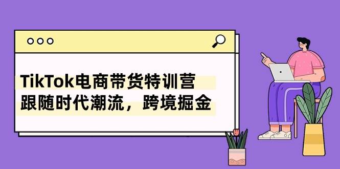 TikTok电商带货特训营，跟随时代潮流，跨境掘金（8节课）-南风轻创