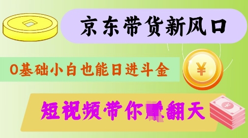最新京东短视频带货代运营秘籍，轻松躺挣【揭秘】-南风轻创